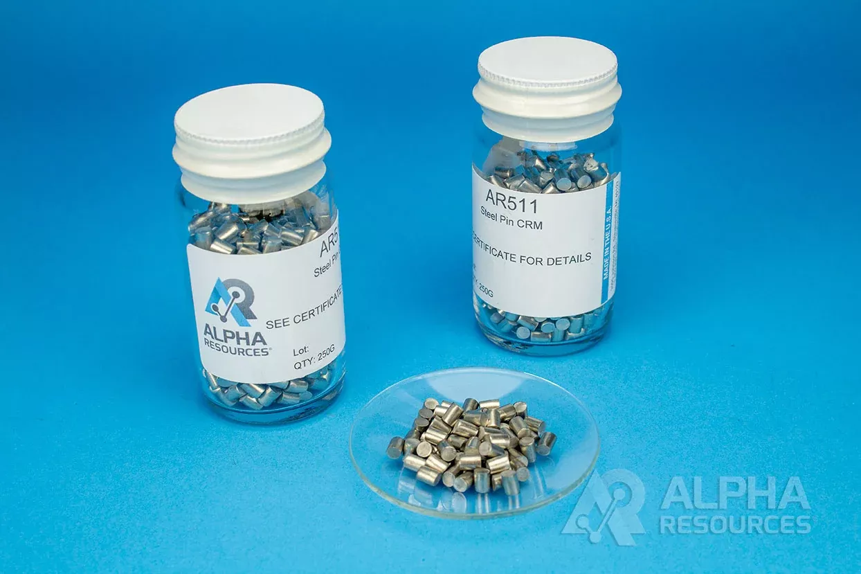Carbon and Sulfur CRM - 0.5g Steel Pin (AR511)