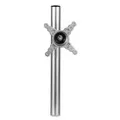 Fellowes Mfg Co. 180 Degree Rotation 180 Degree Pan Lotus Single Monitor Arm Kit for 26 in. Monitors Supports 17 lbs. - Silver
