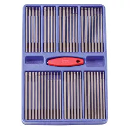 Genius Tools Bit Set 48 Piece Hex, Star, Triple Square, Square Bits S2 Steel Precision Drive Durable Storage Case - MS-048MS