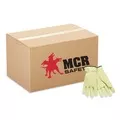 MCR Safety Full Leather Cow Grain Driver Gloves - Large, Tan (12 Pairs)