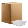 Reynolds Wrap R4296 4 oz. cap. 3.5 in. x 3.5 in. x 1 in. Shallow Reflections Portion Plastic Trays - Clear (2500/Carton)
