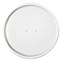 SOLO 4.6 in. Diameter x 0.7 in. H Vented Paper Lids for 32 oz. Food Containers - White (500/Carton)