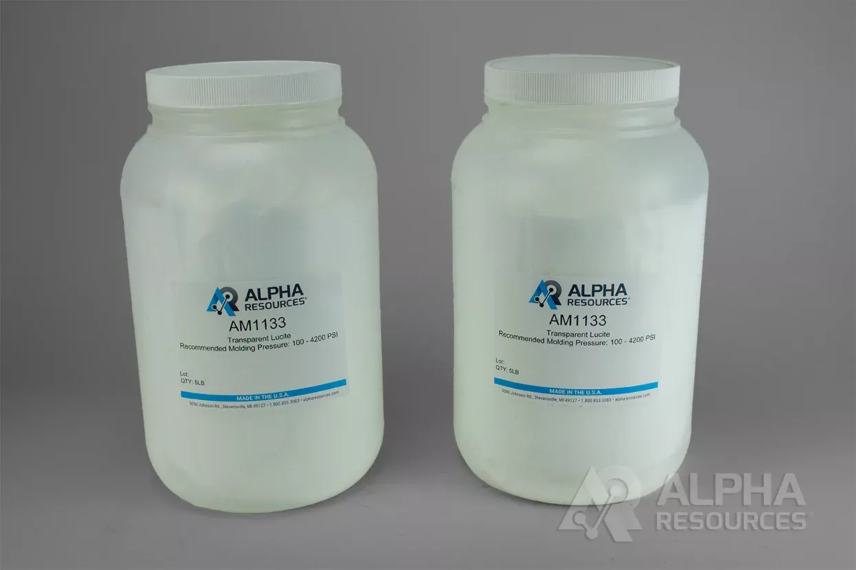 Transparent Lucite Molding Powder — LECO 811-133