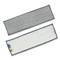 Unger Excella 20 in. x 6 in. Reusable Mopping Pad - Gray with Color-Coding Tabs