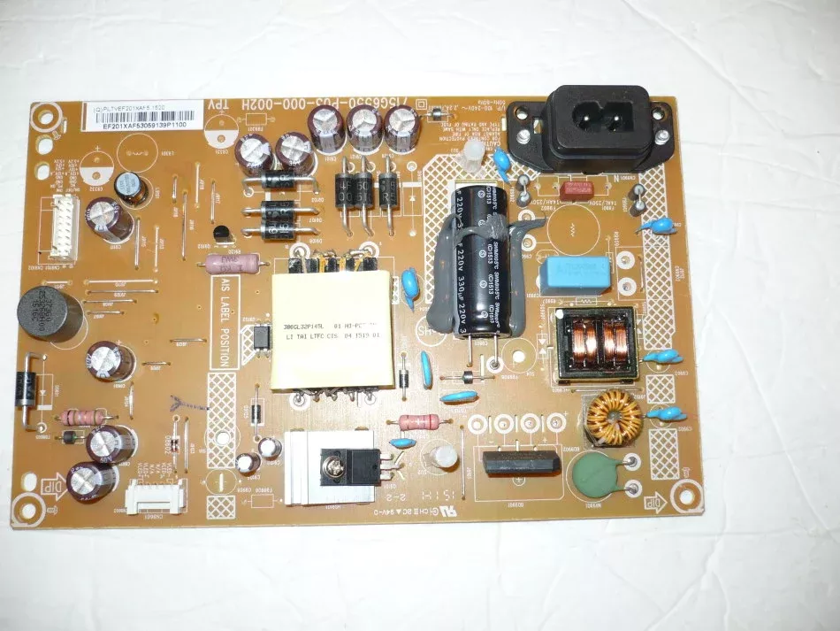 VIZIO E28H-C1 TV POWER SUPPLY BOARD PLTVEF201XAF5 / 715G6550-P01-000-002H