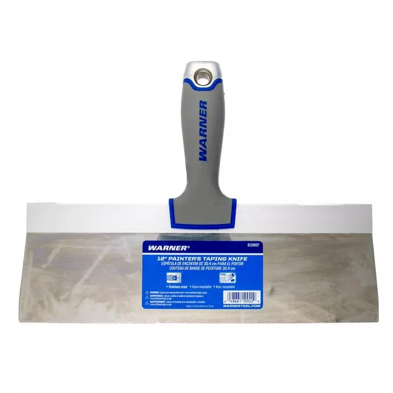 Warner Stainless Steel Taping Knife 1 in. H X 8.9 in. W X 12 in. L