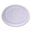 WinCup Slotted Plastic Lids for 12 oz to 24 oz Cold Cups and Bowls - Translucent (1000/Carton)